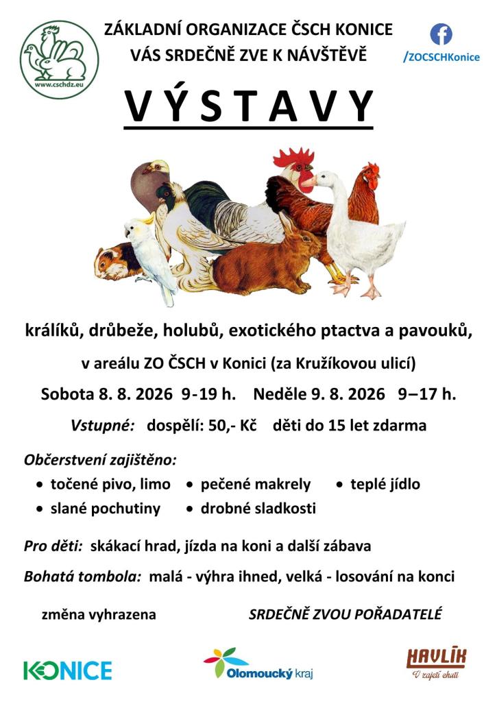 ČSCH KONICE - POZVÁNKA NA&nbsp;VÝSTAVU