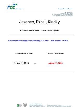 svoz komunálního odpadu